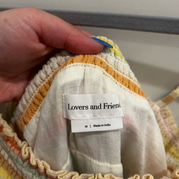 Lovers + Friends Liv Dress in Spring Rainbow Size Medium - Picture 4 of 6